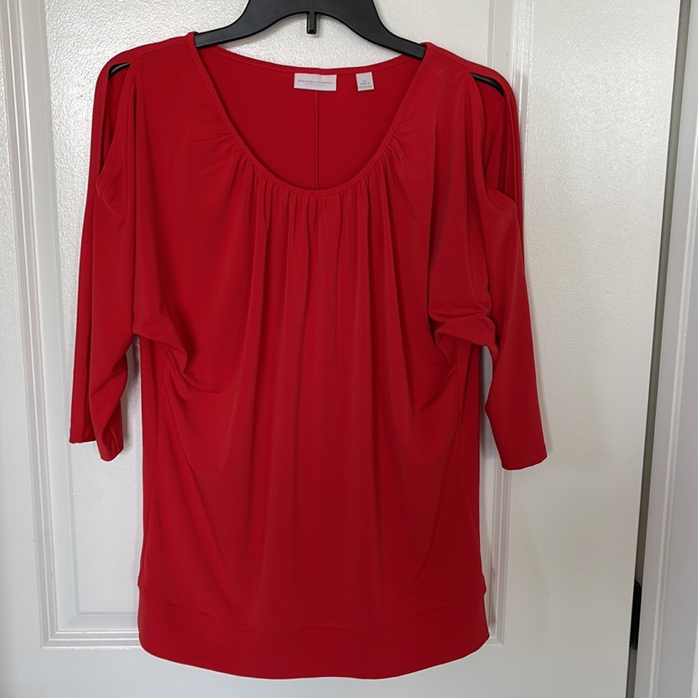 New York & Company open-shoulder top